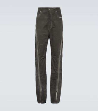 Rick Owens Paneled tapered jeans