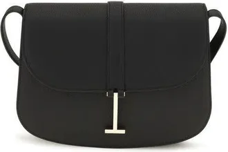 Tom Ford Grained Calf Leather Shoulder Bag Black