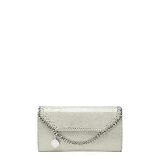 Stella McCartney Stella McCartney, Clutches, female, Green, Size: ONE SIZE Falabella Continental Wallet