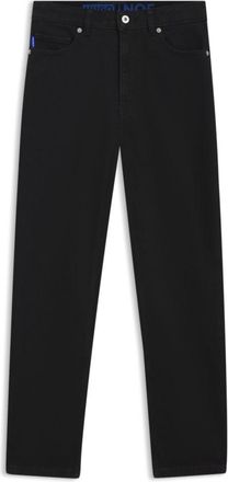 HUGO BOSS Mom-fit jeans in black rinse-wash denim
