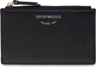 Emporio Armani Wallets & Cardholders - Dames - Portefeuilles - Zwart - ONE Size - Leer - Accessoires