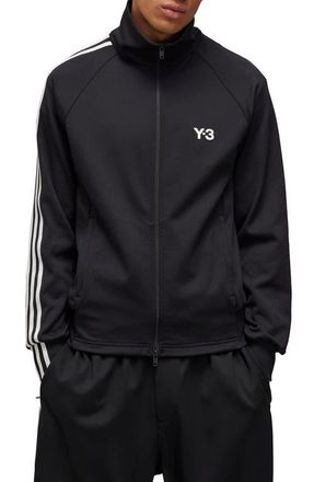 Yohji Yamamoto 3-Stripe Track Jacket in Black at Nordstrom, Size Small