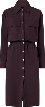 Pinko Shirt Kleedjes - Dames - Shirt Kleedjes - Rood - XS - Kleedjes
