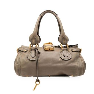 Chlo&eacute; Pre-owned Chloe Medium Leather Paddington Handbag Ladies FHUQQ6I19JXS3NY5