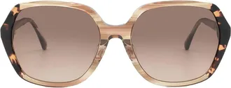 Kate Spade New York Brown Gradient Geometric Ladies Sunglasses ELLERY/F/S 02OHHA 57