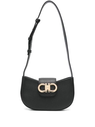 Ferragamo Borsa Mini Ferragamo in pelle con doppio Gancini