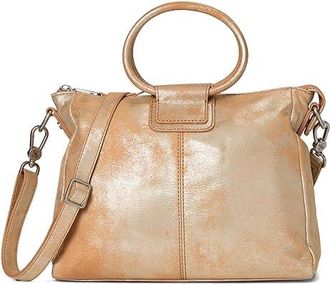 Hobo Sheila Medium Satchel Satchel Womens Handbags Saddle Stardust, Cotton/Leather