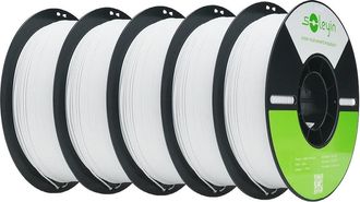 OEM Filamento Para Impresora 3d, 1,75 Mm De Di&aacute;metro, Material Ecol&oacute;gico, Blanco, 5 Kg