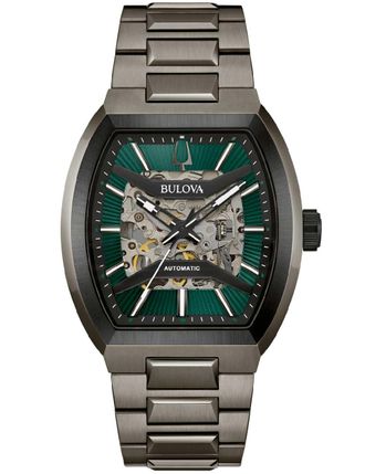 Bulova Maquina Heren Grijze Horloge 98A321