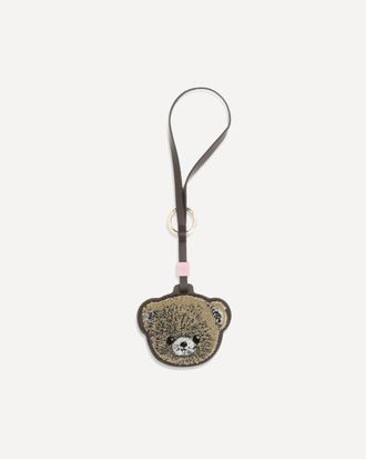 Ganni Teddy Bear Bag Charm Female UNI