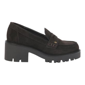 Baldinini Mocassino con tacco in camoscio - - Shoes - Donna - Marrone - 38 1/2 EU