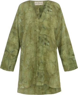 Cortana Amina Top - Dames - Blouses - Groen - S - Overhemden