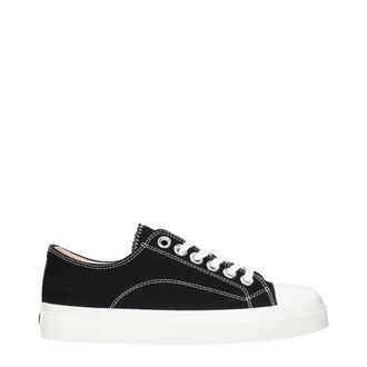 Moschino Zwarte Stoffen Lage Sneakers
