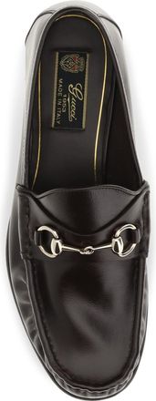 Gucci Mens Loafers Lugano Cocoa Calf Leather
