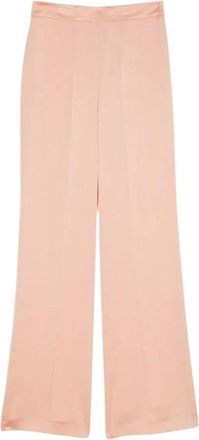 Twin-Set Twin Satin High Waisted Trousers