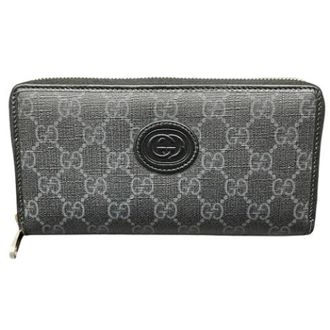 Gucci Vintage Wallets, unisex, Black, ONE SIZE, Pre-owned Vintage Wallet