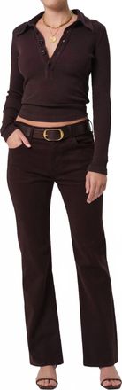 Citizens Of Humanity Genova Low Rise Bootcut Pant In Barrister