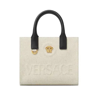 Versace La Medusa Mini Canvas Tote