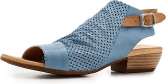 Miz Mooz Cayden Heeled Sandals Womens Sandals Jeans : EU 42 (US Womens 10.5-11) B - Medium, Leather