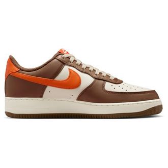 Nike Mens Air Force 1 07 - Basketball Shoes Coconut Milk/Mosswood Brown/Campfire Orange Size 10.0