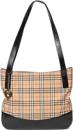 Burberry Borsa a spalla a quadri - Toni neutri