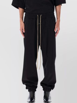 Fear of God track pant with elastic cuffs and waistband