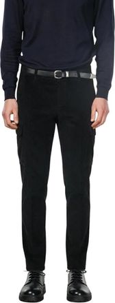 Mason's Chile 1 Pinces Cargo Pants - Heren - Slim Fit Broeken - Zwart - M - Katoen - Broeken