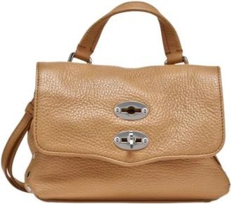 Zanellato Daily Schoudertas - Dames - Handtassen - Bruin - ONE Size - Leer - Tassen