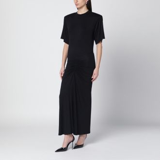 Andamane Black Lennox midi dress