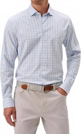 Johnnie-O Salvadore Performance Button Down Shirt In White