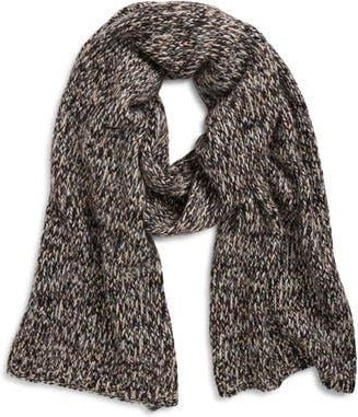 Vince Chunky Marl Scarf in Grey Camel at Nordstrom Rack