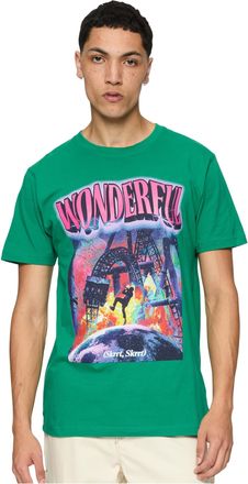 Mister Tee Mens Wonderful Tee T-Shirt, Forest Green, XXL