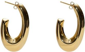 Argento Vivo Graduated Oval Hook Hoop Earrings in Gold at Nordstrom
