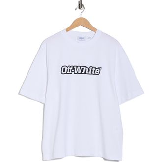Off-white Logo Graphic T-Shirt in White-Black at Nordstrom Rack, Size Xx-Large