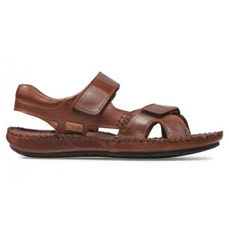 Pikolinos Tarifa 06J Leather Mens Hook and loop Sandals - Cuero - Size:UK 10.5-11