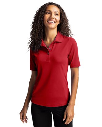 Cutter & Buck Virtue Eco Pique Recycled Womens Polo Shirt