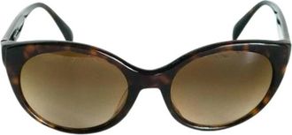 Prada Pre-owned Acetate Zonnebril - Dames - Vintage Accessoires - Bruin - ONE Size - Vintage