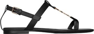 Saint Laurent Black Cassandra Sandals Size 37