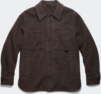 Canada Goose Manteau de style chemise Atkinson (Hommes, Heather Espresso, TTG)