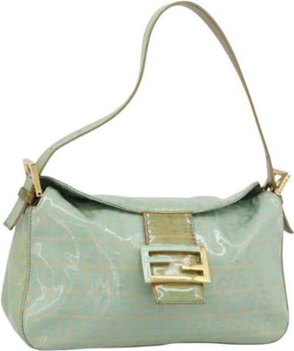 Fendi Pre-owned Vintage Zucchino Schoudertas - Dames - Vintage Schoudertas - Groen - ONE Size - Vintage