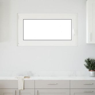 vidaXL Ventana De S&oacute;tano risor 110x70 Cm Oscilobatiente Din Izquierda Antracita Vidaxl