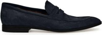 Bally Wedian Nubuk Penny Loafers, Brand Size 6 ( US Size 7 )