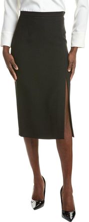 Michael Kors Crepe Sable Slit Silk-Blend Mini Skirt