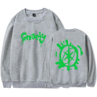Generic Katseye Merch Gnarly Logo Sweatshirt Crewneck Long Sleeve Sweatshirt Men/women Fashion Pullover (4,M)