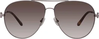 Ferragamo Ferragamo Grey Gradient Pilot Mens Sunglasses SF269S 069 61
