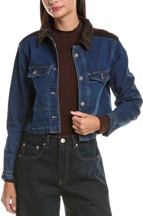 Current Elliott Cropped Denim Jacket