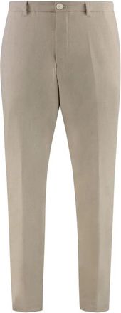 HUGO BOSS Slim Fit Wool Broeken - Heren - Slim Fit Broeken - Beige - XL - Wol - Broeken
