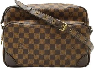 Louis Vuitton Pre-owned Cross Body Bags, male, Brown, Size: ONE SIZE Pre-owned Canvas shoulder-bags