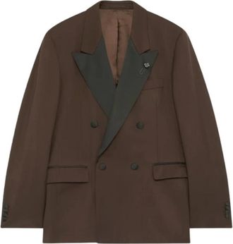 Lardini Abito soiree smoking drop 7 reg - Heren - Blazers - Bruin - M - Jassen