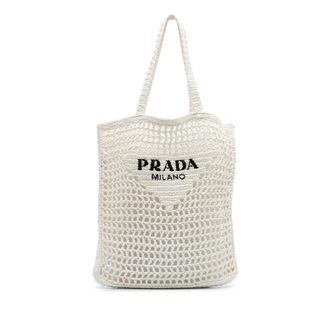 Prada Haak Tote Logo Detail
